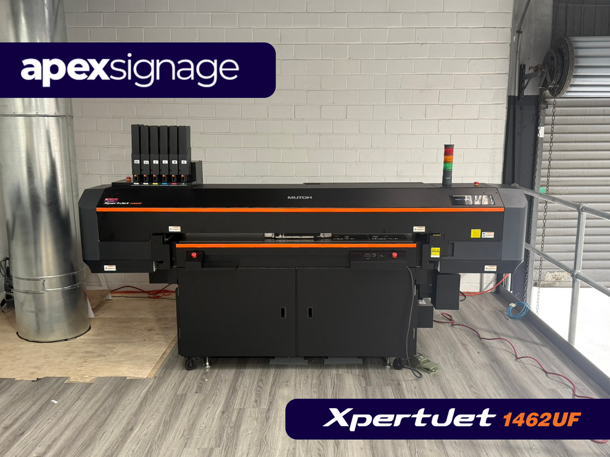 Mutoh XpertJet 1462UF lands at Apex Signage for Braille Signage