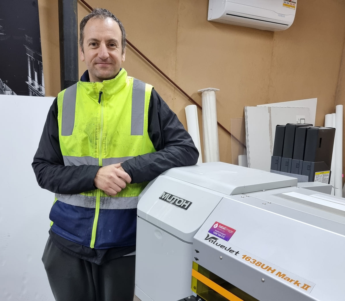 Chamton install MUTOH 1638UH