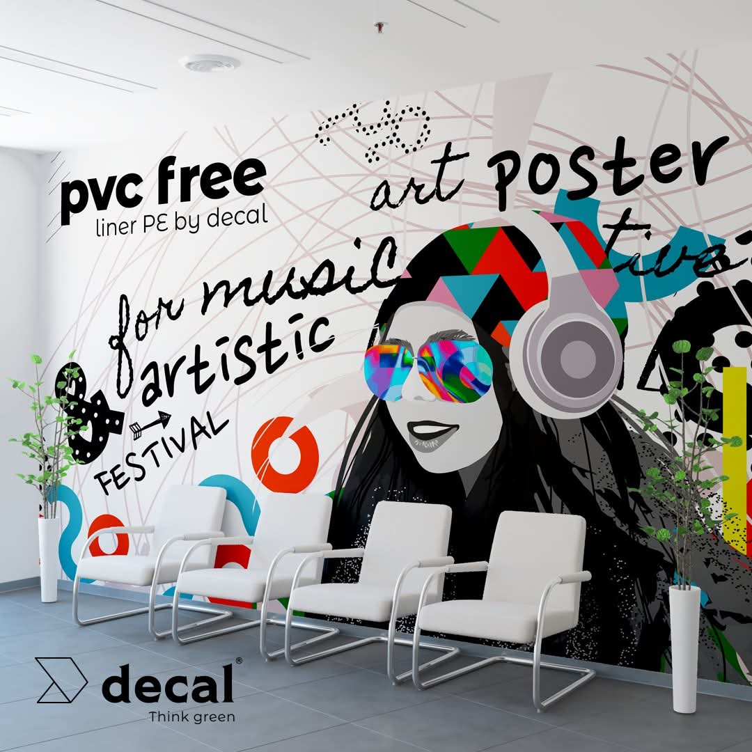 Decal PVC-Free Self-Adhesive White Gloss Film
