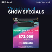 Roland DG VersaOBJECT EU-1000MF LED-UV Flatbed Printer