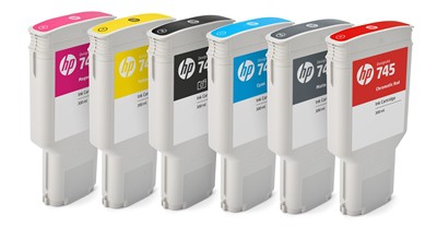 HP 745 DesignJet Ink 300ml – Z2600/Z5600 Printer Ink