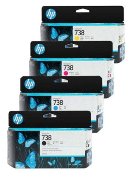 HP 738 DesignJet Ink – T850/T950 Printer Ink