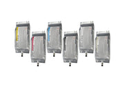 A set of Mutoh ValueJet US11 UV ink bottles in various colors.