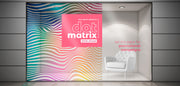 Decal DOT Matrix White Matte S/A Vinyl