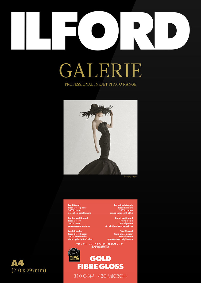 Ilford Galerie Gold Fibre Gloss 310gsm - Sheets