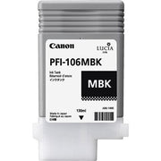 A Canon PFI-106 Lucia EX Ink Tank in black, 130ml.
