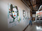 Nekoosa Augusta Embossed Matte White Microsphere Removable Vinyl 6.0mil