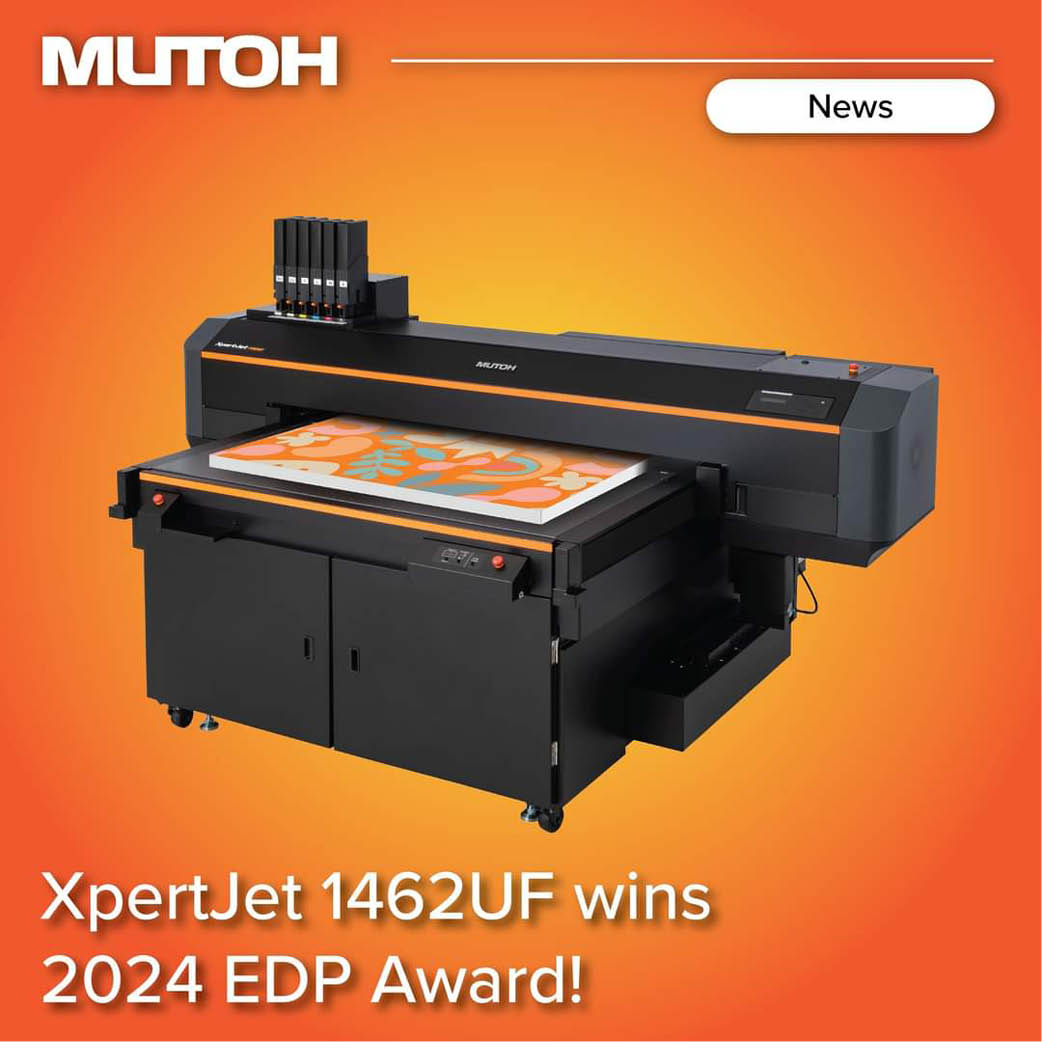 Mutoh XpertJet 1462UF wins 2024 EDP Award