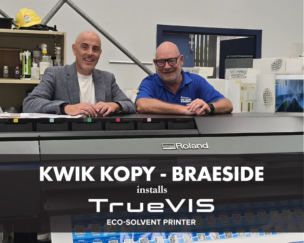 Kwik Kopy Braeside Levels Up: Upgrading to the Roland DG TrueVIS VG 540
