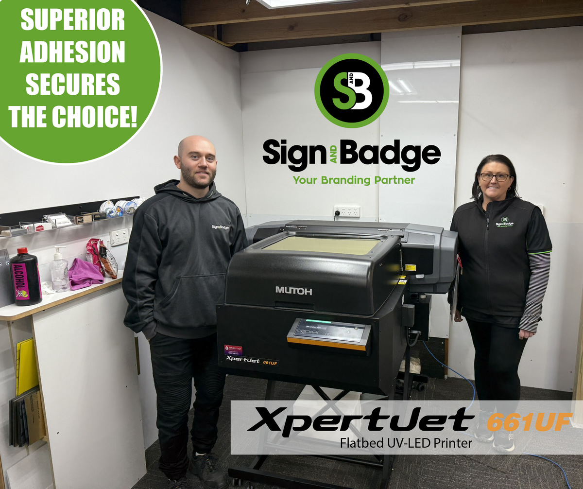 Superior Adhesion Secures Choice for Sign & Badge