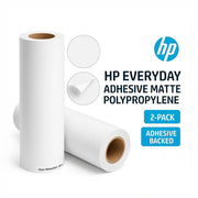 HP Everyday Self-Adhesive Matte Polypropylene 120gsm - 2 Pack