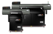 Roland digital printing machine on a white background