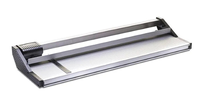 Large paper cutter on a white background