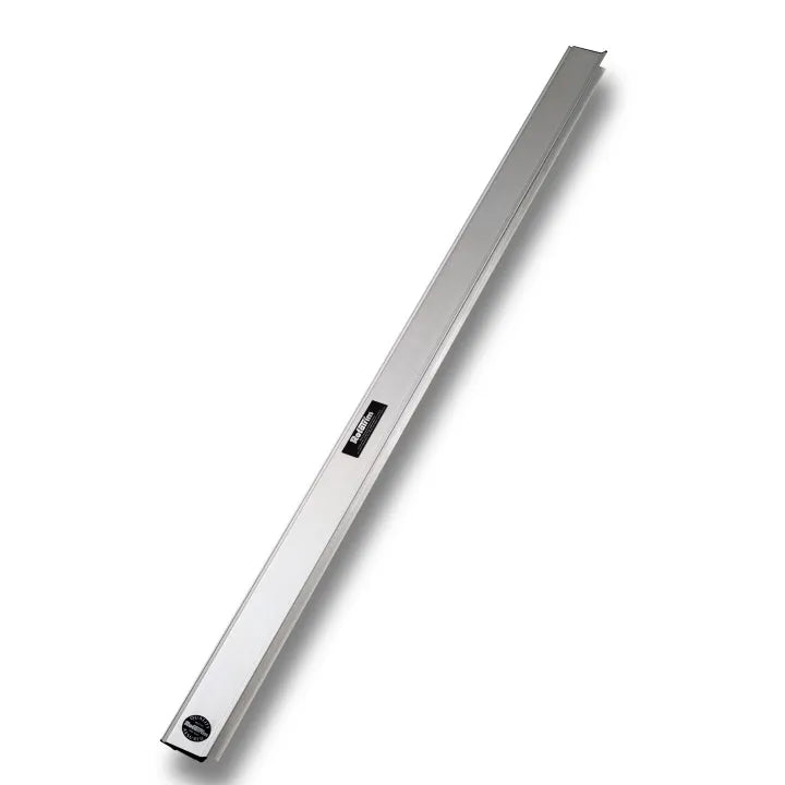 Long, thin metallic object on a white background Rotatrim Straight Edge Rulers