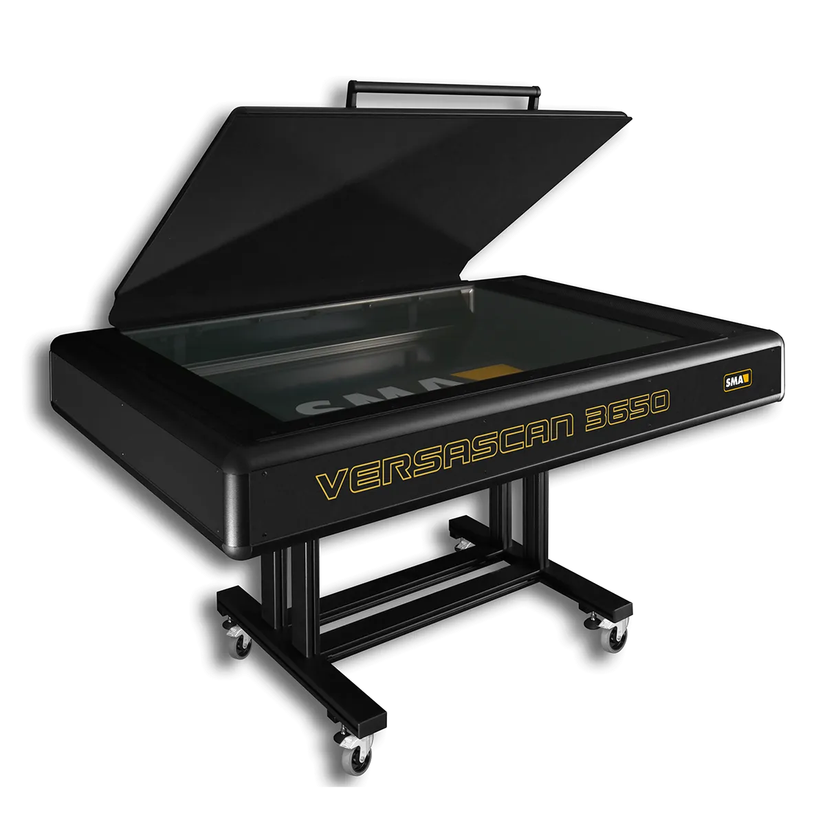 Black VersaScan 3650 scanning device on a white background