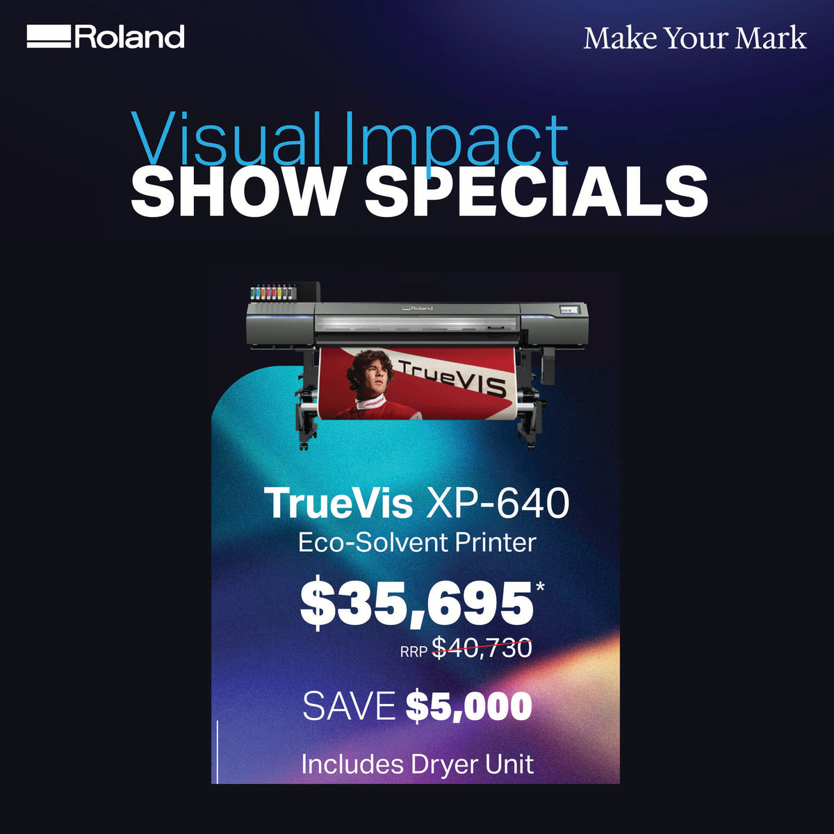 Roland DG TrueVIS XP-640 64" Eco-Solvent Printer