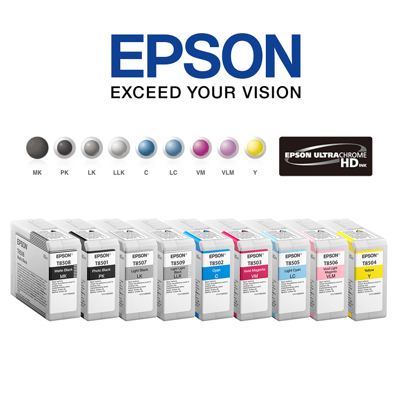 Epson T850 UltraChrome HD Ink 80ml – SureColor P800