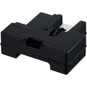 A Canon imagePROGRAF Maintenance Cartridge, featuring a blue and black color scheme, used for waste ink collection in large format printers.