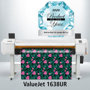 Mutoh ValueJet 1638UR UV-LED 64" 6 Colour Large Format Production Printer, includes RIP and Bulk Ink Adaptors